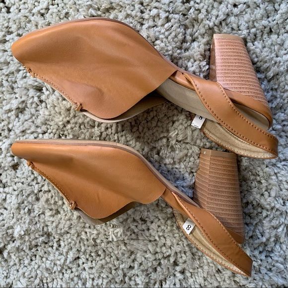 Open Toe Caramel Unique Gorgeous Heels - Picture 7 of 9